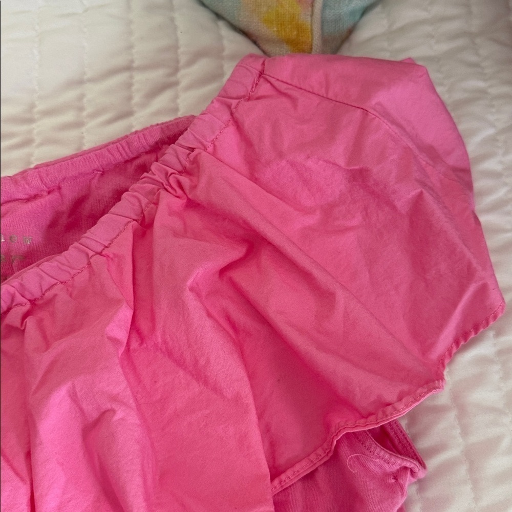 Pink One-Shoulder Ruffle Top - Picture 3 of 4